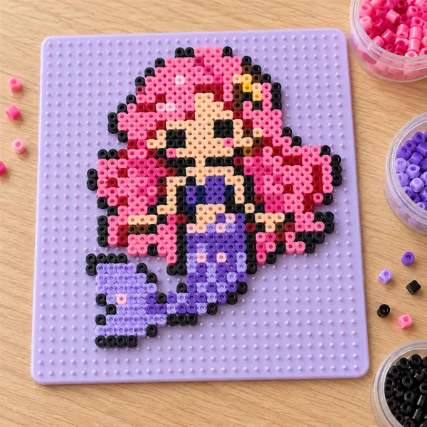 Princesa sereia em Hama Beads